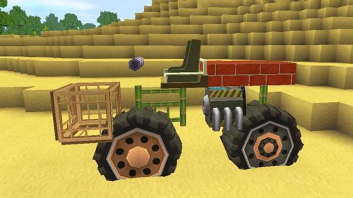 迷你世界怎么造汽车4