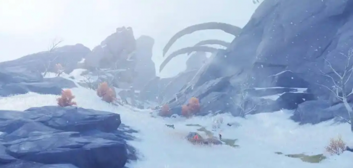 原神雪山中间洞怎么过1