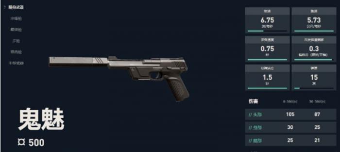 无畏契约鬼魅手枪怎么样1