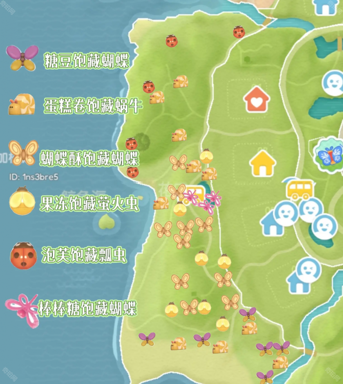 《心动小镇》春野令6个限定虫类捕捉位置一览2