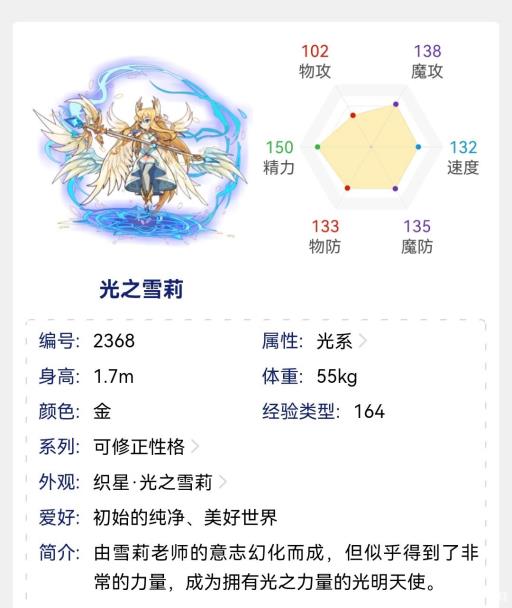 洛克王国光之雪莉值得入手吗?_洛克王国光之雪莉极品性格推荐