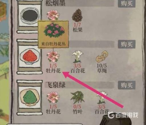 江南百景图牡丹红在哪个地图?4