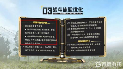 和平精英aug加强了吗?2