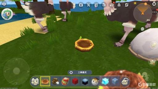 迷你世界鸵鸟蛋怎么挖掉?1