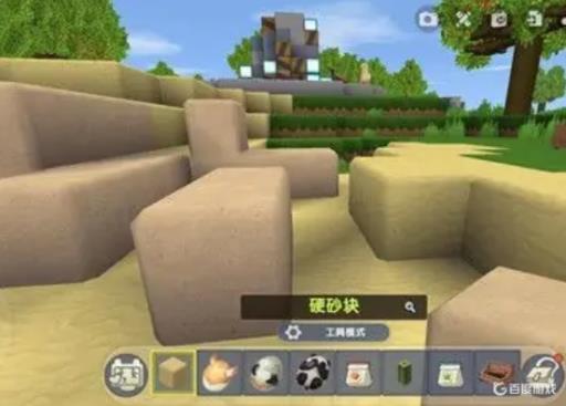 迷你世界硬沙块在哪里找?4