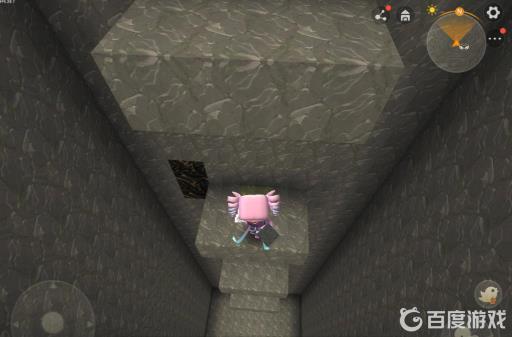 迷你世界中下矿该怎么上来?1