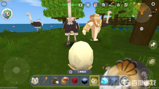 迷你世界鸵鸟蛋怎么拿?4