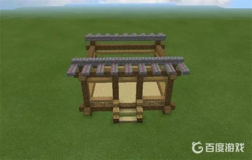 迷你世界古风屋檐怎么做?3
