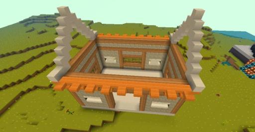 迷你世界珊瑚宫屋顶怎么做?7