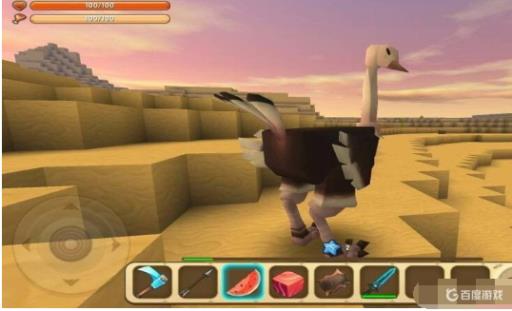 迷你世界如何驯服鸵鸟?1