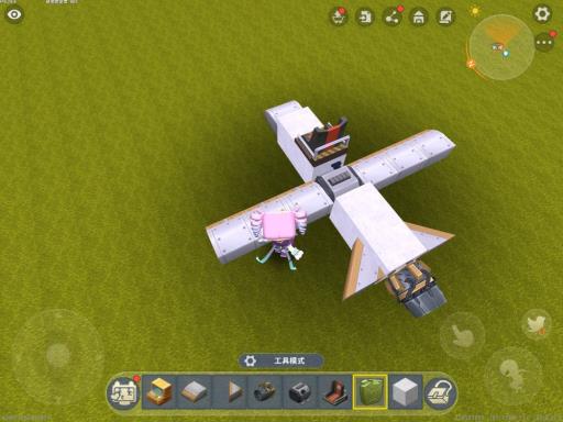 迷你世界飞机怎么做才能飞起来?3