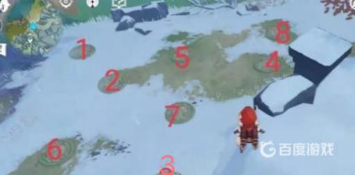 原神雪山踩井盖顺序是什么?_原神雪山踩石头解密