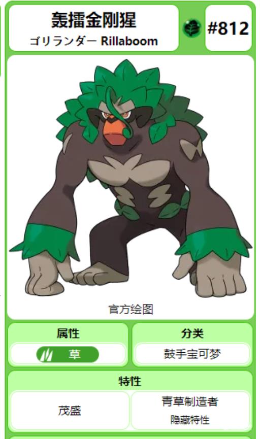 宝可梦剑盾的轰雷金刚猩性格招式怎么搭配?1