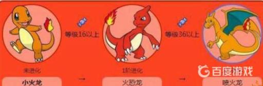 宝可梦小火龙多少级进化?2