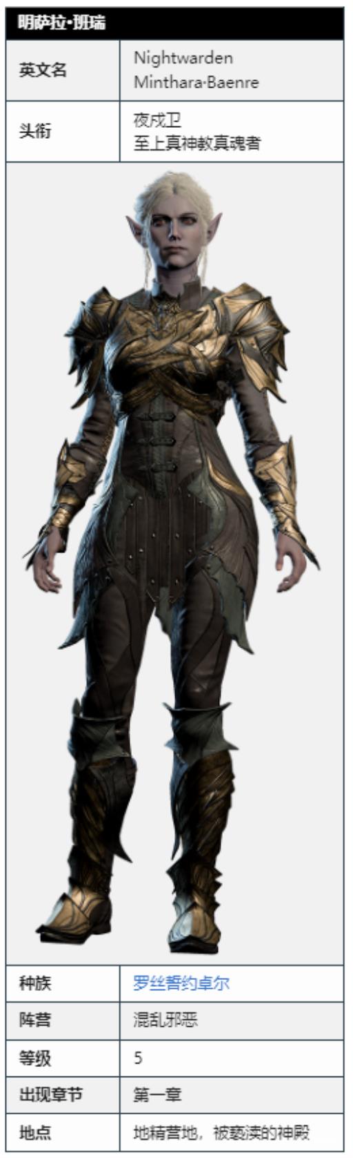 博德之门明萨拉在哪?1