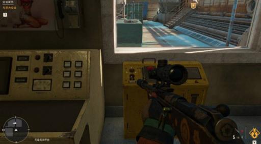 孤岛惊魂6石油井上的武器怎么拿?5