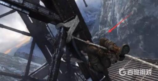 古墓丽影崛起怎么从绳索上面下来?2