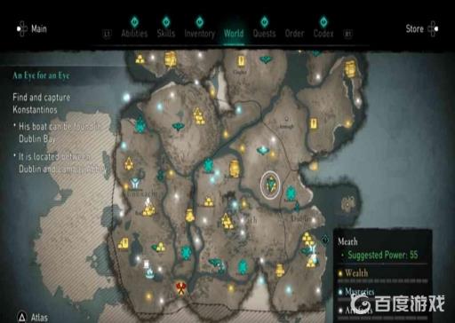 刺客信条英灵殿石头仪式圆环在哪?_刺客信条英灵殿石像背后