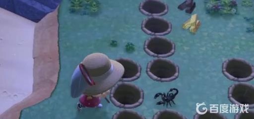 动物之森蝎子怎么引出来?3