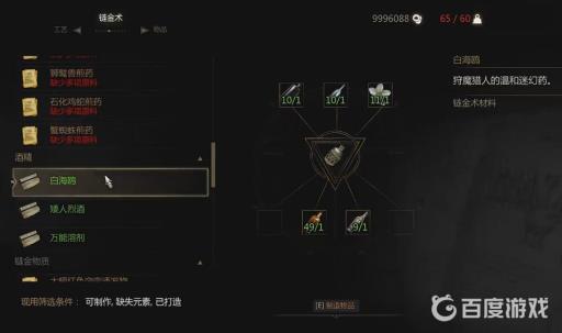 巫师3白海鸥材料哪买?2