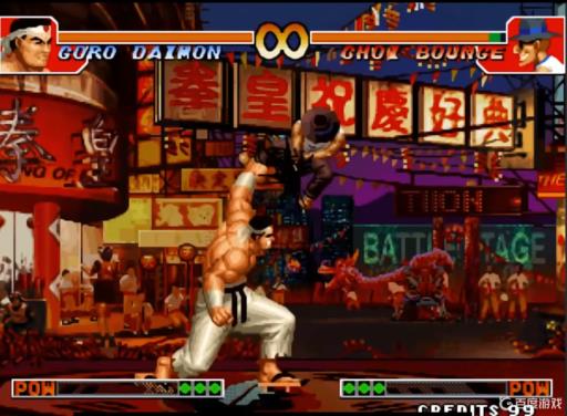 拳皇97大门头上扶怎么接震?2