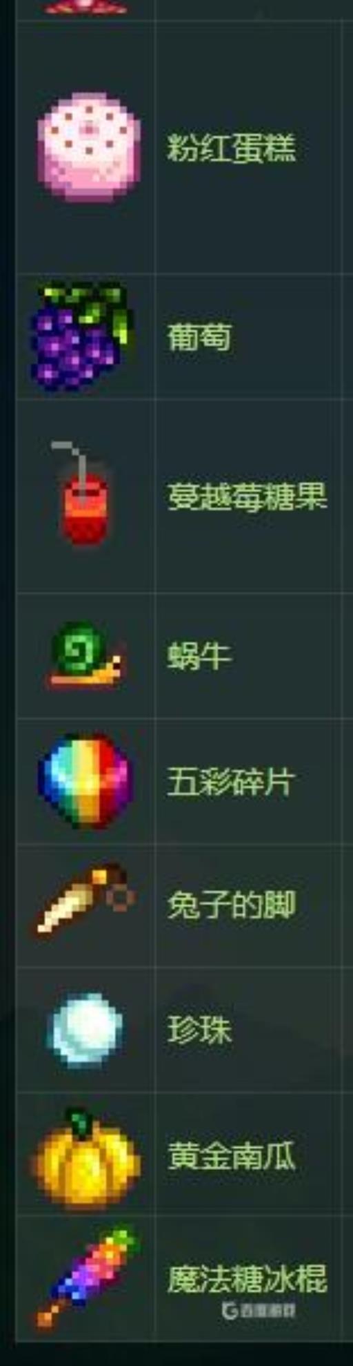 星露谷文森特喜欢什么礼物?3