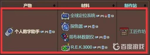 泰拉瑞亚pda怎么合成?2