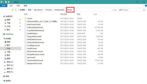 泰拉瑞亚模组怎么导入?4