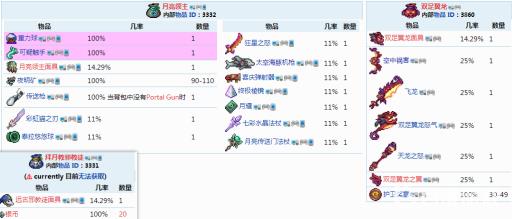 泰拉瑞亚宝藏袋掉落大全有哪些?4