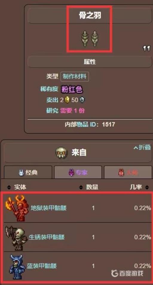 泰拉瑞亚骨之羽怎么获得?2