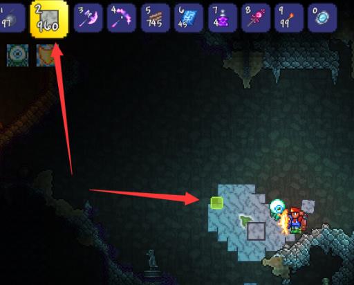 泰拉瑞亚1.4地下怎么铺墙?4