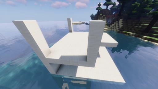 我的世界怎样造海上别墅?7