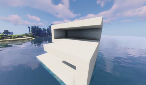 我的世界怎样造海上别墅?9