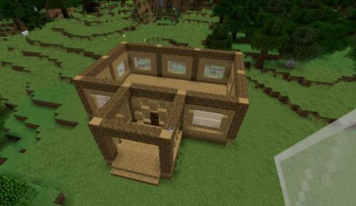 我的世界怎么做房子豪华简单?11