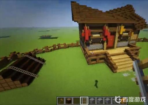 我的世界光头强的房子怎么做?5