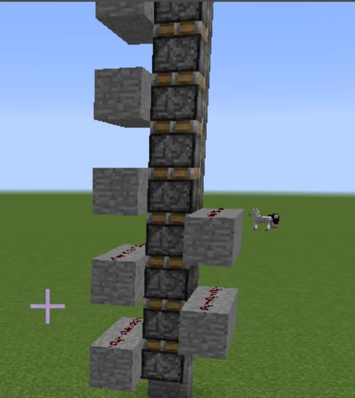 我的世界升降电梯怎么做?5