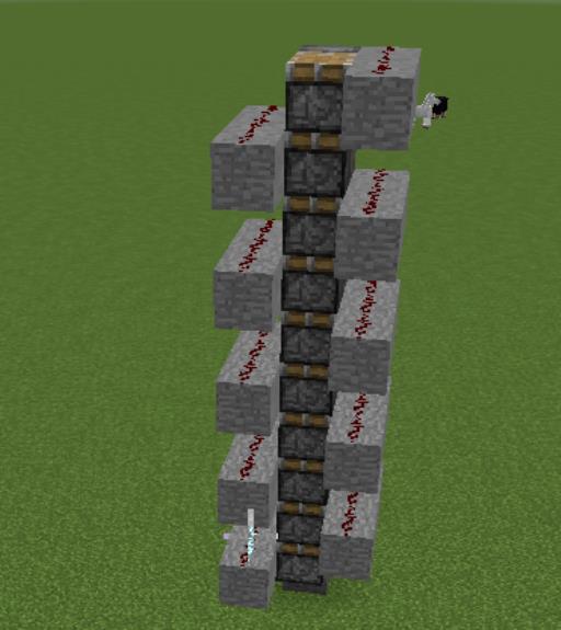 我的世界升降电梯怎么做?6