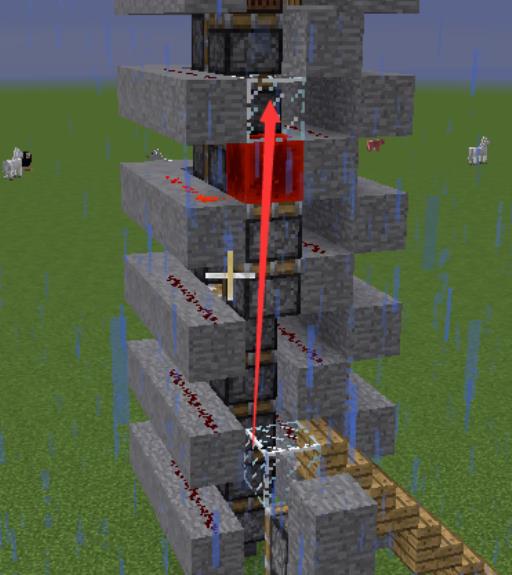 我的世界升降电梯怎么做?13