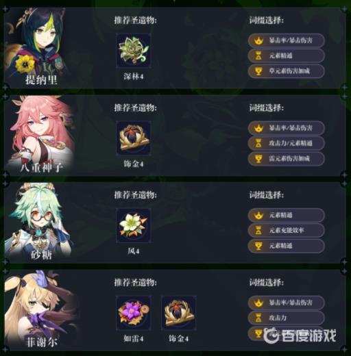 原神3.2提纳里阵容怎么搭配?2