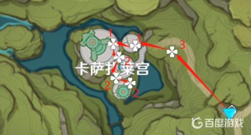 原神帕蒂莎罗采集路线怎么走?4