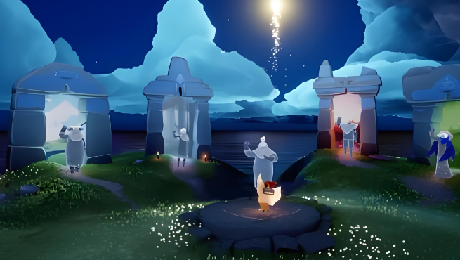 光遇藏宝岛礁上的先祖怎么找得到2