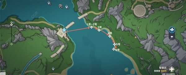 原神幽光星星新版采集路线攻略1