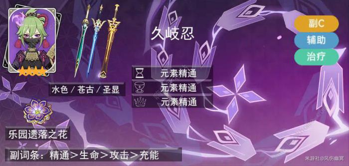 原神萌新必练后台输出角色大全13