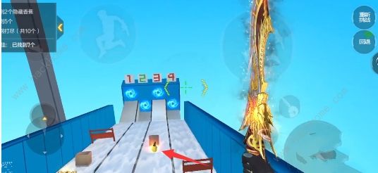 CF手游跳跳乐找香蕉像素世界攻略大全13