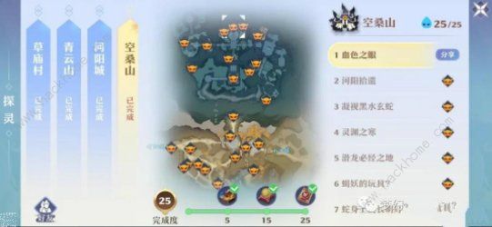 梦幻新诛仙流波山探灵位置攻略7