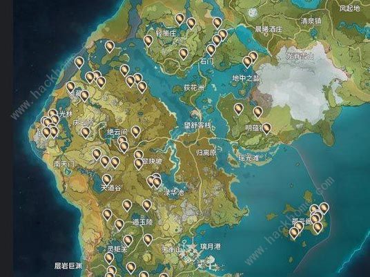 原神石珀采集地点大全2