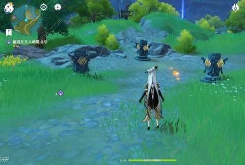 原神荻花洲三个柱子怎么同时点亮1