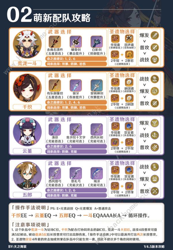 原神4.5卡池角色新手配队攻略3