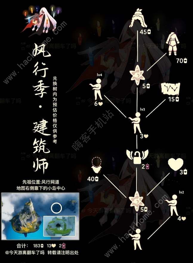 光遇风行季天才建筑师复刻在哪_风行季天才建筑师兑换图