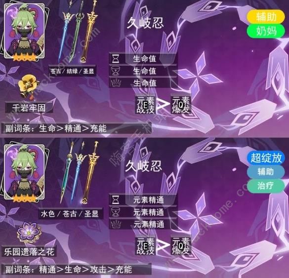 原神4.2久岐忍培养攻略1